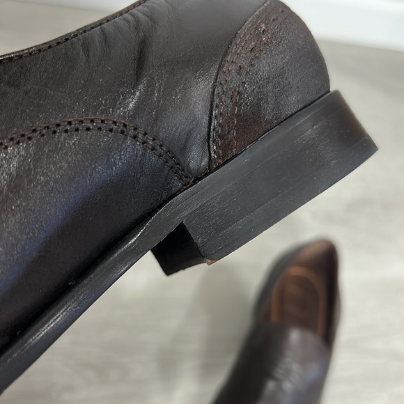 Hugo Boss • mens winged tip loafer leather dress shoes main image 4